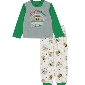 Star Wars Mandalorian The Child “Joy To The Galaxy” Pajamas